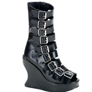Demonia Bravo-66 Platform Sandals